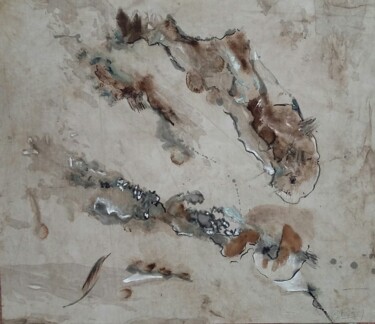 Painting titled "Projection" by Pascale Mougin, Original Artwork