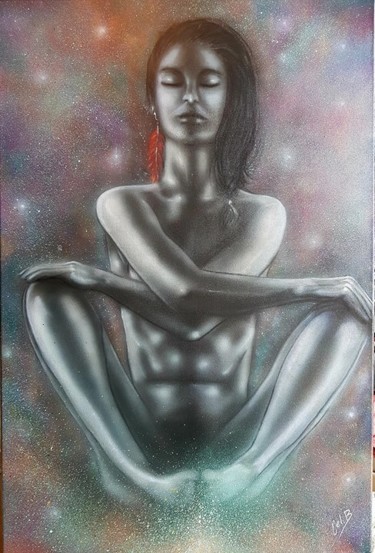 Peinture intitulée "Isis III - "Stable…" par Cel . B, Œuvre d'art originale, Acrylique