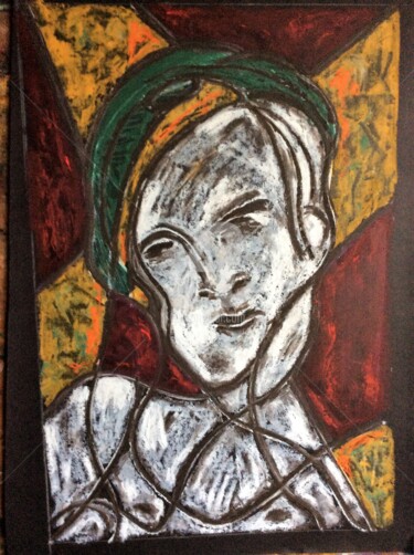 Peinture intitulée "Clownerie" par Pascal, Œuvre d'art originale