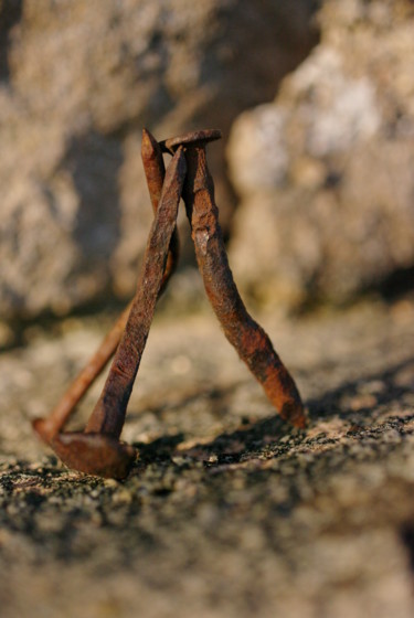 Sculpture intitulée "marche" par Philip Moreau, Œuvre d'art originale