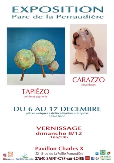 Peinture intitulée "Exposition d'Art pe…" par Tapiezo, Œuvre d'art originale, Huile