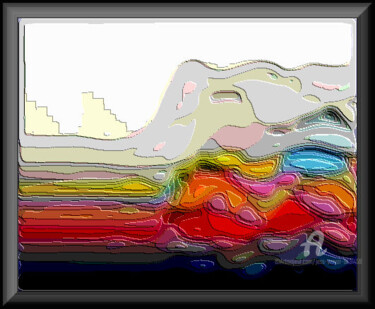 "Enjoy travel" Arts numériques intitulée ""Enjoy travel"" par Jess Wayar, Œuvre d'art originale, Autre