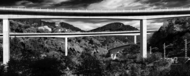 Photographie intitulée "B&WVIEW 005 - EDITI…" par Gabriel Caneda, Œuvre d'art originale, Photographie numérique Monté sur Al…