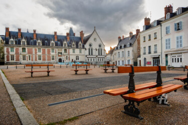 Photography titled "place du château.jpg" by Philippe Nannetti, Original Artwork