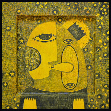 Double conversation Dessin intitulée "Double conversation" par Fabienne Chemin, Œuvre d'art originale