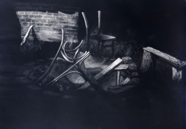 Dessin intitulée "nega10" par Sébastien Bocquet, Œuvre d'art originale