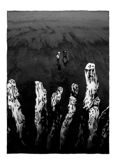 Dessin intitulée "p31" par Sébastien Bocquet, Œuvre d'art originale