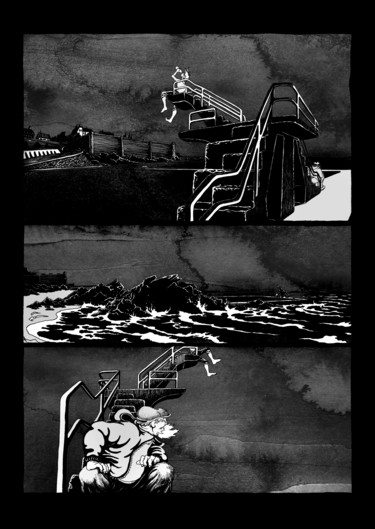 Dessin intitulée "p32" par Sébastien Bocquet, Œuvre d'art originale