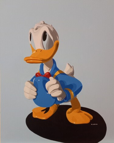 Pittura intitolato "Quack (omaggio a Pa…" da Marco Arduini, Opera d'arte originale, Acrilico
