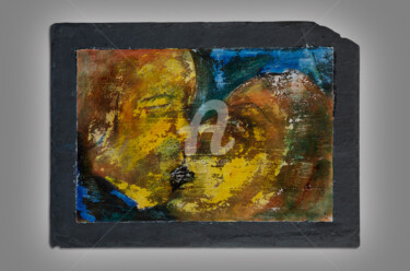 Peinture intitulée "le Baiser" par Pascal, Œuvre d'art originale