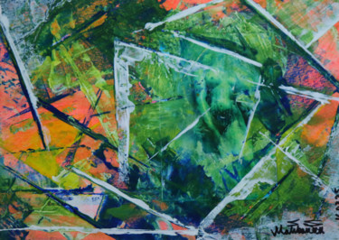 Painting titled "Never Been so Lost" by Pertti Matikainen, Original Artwork, Acrylic