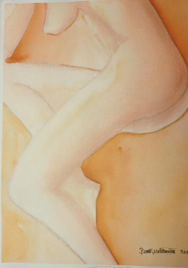 An old disappeared aquarelle Painting titled "An old disappeared…" by Pertti Matikainen, Original Artwork
