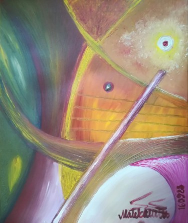 Painting titled "01wounded-61x50-160…" by Pertti Matikainen, Original Artwork, Oil
