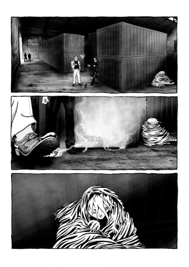 Dessin intitulée "p53" par Sébastien Bocquet, Œuvre d'art originale