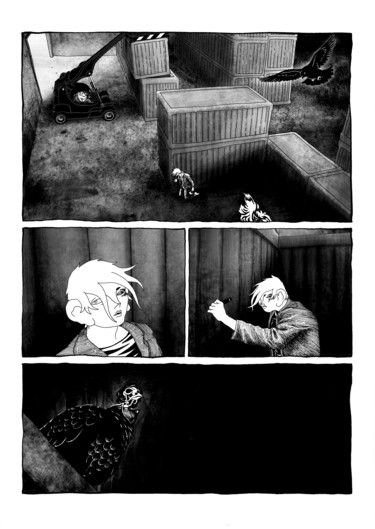 Dessin intitulée "p55" par Sébastien Bocquet, Œuvre d'art originale