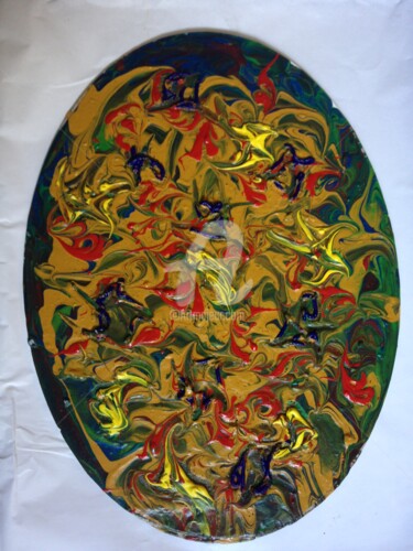 Peinture intitulée "Confusion" par Danie, Œuvre d'art originale, Acrylique