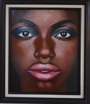 Pintura titulada "MIRANDO EL ALMA-2.j…" por Rodolfo Rivera, Obra de arte original, Oleo