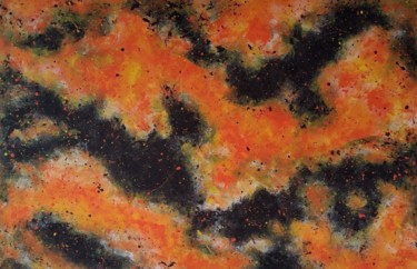 Pittura intitolato "« VOLCANO »  by M.Y." da M.Y.Art, Opera d'arte originale, Acrilico