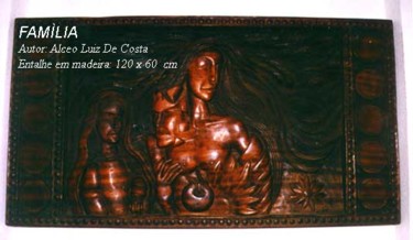 Escultura intitulada "Familia" por Alceo Luiz De Costa Dcosta, Obras de arte originais
