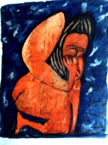 Peinture intitulée "Vénus Hottentote" par Pascal, Œuvre d'art originale