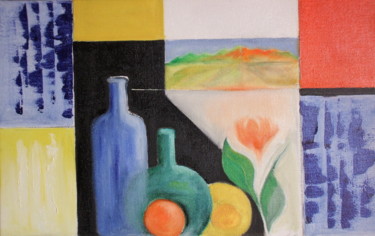 Peinture intitulée "La cuisine" par Patrick Nevoso, Œuvre d'art originale, Acrylique