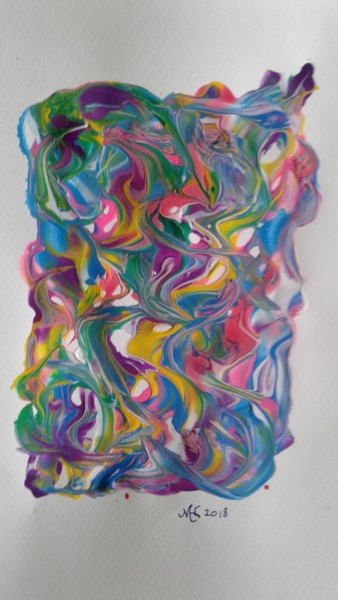 Schilderij getiteld "20180422-191020.jpg" door Marianne Huizinga, Origineel Kunstwerk