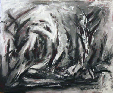 Painting titled "Finale Nocturnal" by Pertti Matikainen, Original Artwork, Acrylic