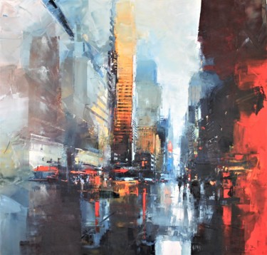 Peinture intitulée "N.Y" par Benoit Havard, Œuvre d'art originale