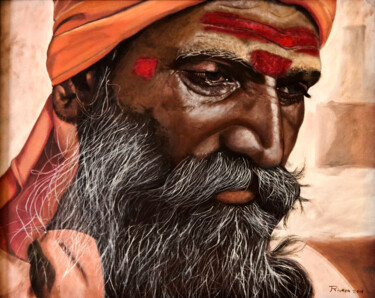 Pintura titulada "TALIBAN.jpg" por Rodolfo Rivera, Obra de arte original, Oleo