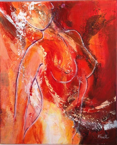 Peinture intitulée "Silhouette n°3" par Frall, Œuvre d'art originale, Acrylique Monté sur Châssis en bois