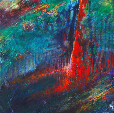 L'Arbre de Vie Painting titled "L'Arbre de Vie" by Jean-Luc Lacroix (JL LACROIX), Original Artwork, Acrylic Mounted on Wood Panel