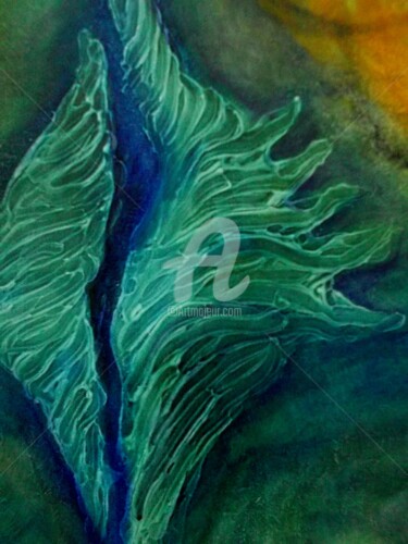 Painting titled "Coquille" by Noche, Original Artwork, Acrylic