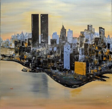 Peinture intitulée "Les jumelles" par Philippe Rabouille (Raph), Œuvre d'art originale, Acrylique