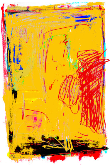 印花与版画 标题为“Red Line” 由Marcelo Guimarães Lima, 原创艺术品, 数字打印