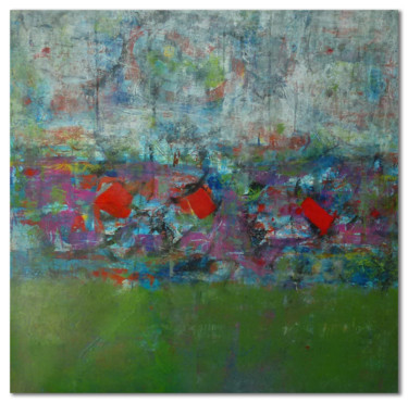 Peinture intitulée "Trois secrets" par Juliette Gallas, Œuvre d'art originale, Acrylique