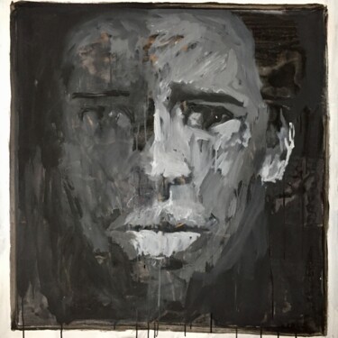 Tableau Portrait Contemporain Edmond Albius 1 绘画 标题为“Tableau Portrait Co…” 由Bruno Raharinosy, 原创艺术品, 丙烯