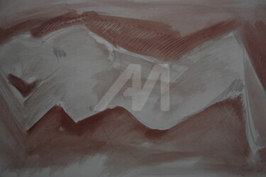 Peinture intitulée "Nu couché" par Pascal, Œuvre d'art originale