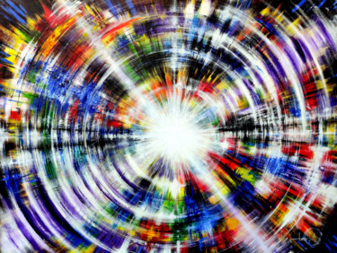 Painting titled "Creation" by Plamen Ivanov, Original Artwork, Acrylic