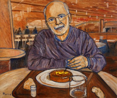 L'ultime crème brûlée Painting titled "L'ultime crème brûl…" by Pierre Paszkowski, Original Artwork, Oil