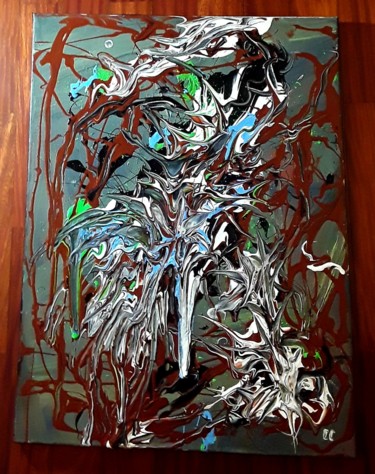 Cruzadas Pintura titulada "Cruzadas" por Gabriela Crisso, Obra de arte original, Acrílico
