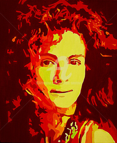 绘画 标题为“Julia Roberts” 由Svetlana Saratova, 原创艺术品, 丙烯