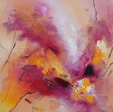 Peinture intitulée ""Envie d' été " N°2…" par Isabel Ollange, Œuvre d'art originale, Huile