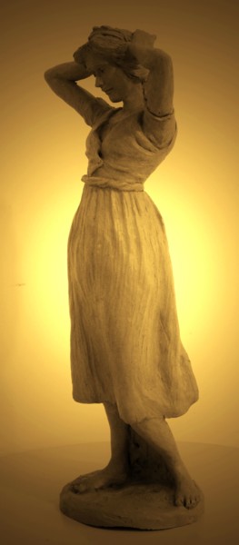 Escultura intitulada "A Mulher" por Arley Lopes, Obras de arte originais