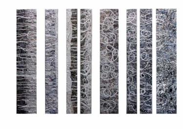제목이 "Progression minérale"인 조형물 Laurent Hunzinger로, 원작, 모자이크