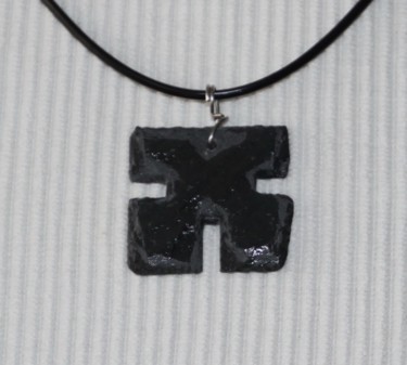 Design titled "Collier en ardoise…" by S Eymond Laritaz, Original Artwork, Necklaces