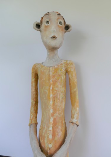 Sculpture intitulée "coco.jpg" par Marie Helene Roger, Œuvre d'art originale, Techniques mixtes