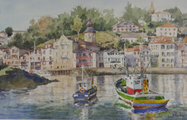 Peinture intitulée "Maison de Ravel, Ci…" par Vincent Monluc, Œuvre d'art originale, Aquarelle
