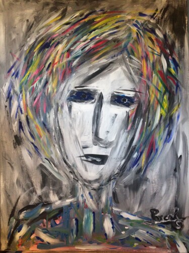 Peinture intitulée "Couleursgrises" par Pascal 5, Œuvre d'art originale