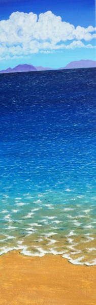 Pintura titulada "la isla" por Ravelo, Obra de arte original