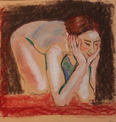 Dessin intitulée "N.R. N° 6" par R. Cavalié, Œuvre d'art originale, Pastel